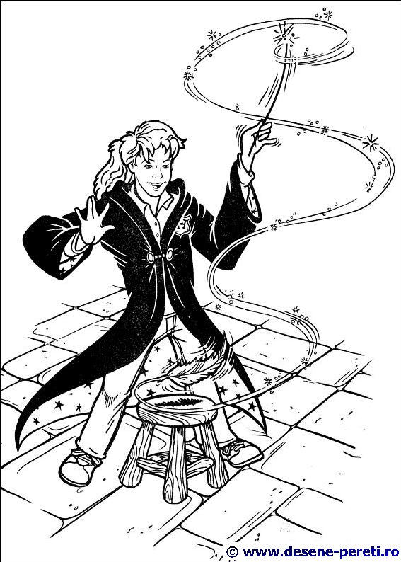harry potter desene colorat